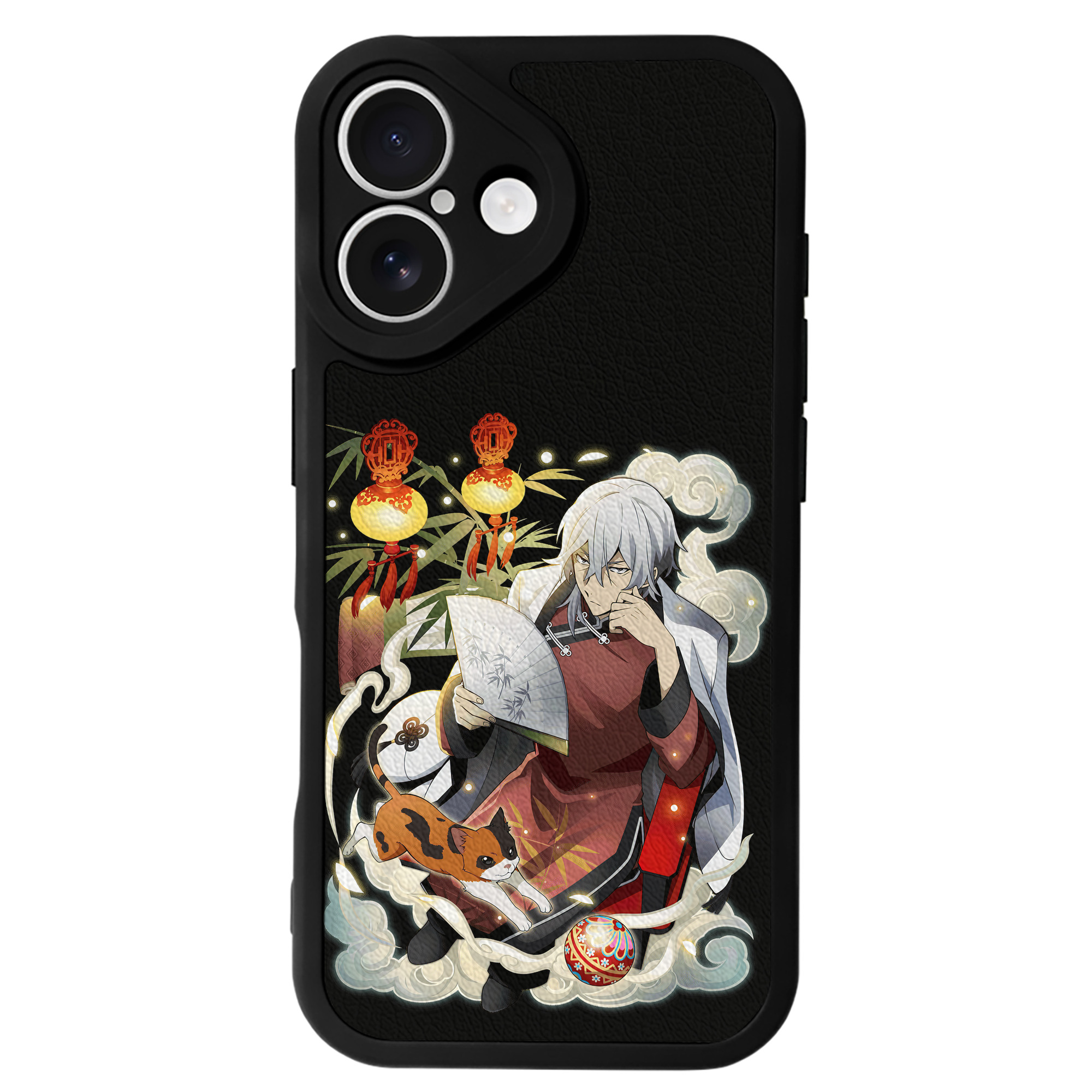 （画像用） 文豪ストレイドッグス Bungo Stray Dogs 【iPhone 16シリーズ対応】シリコンスマホケース（レザー調） 材質：シリコン
